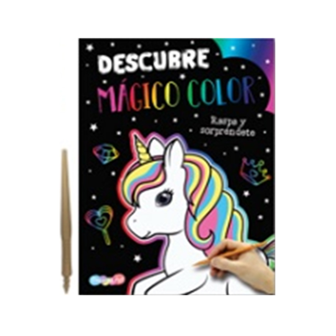  LIBRO PLOW DESCUBRE MAGICO COLOR  UNICORNIO