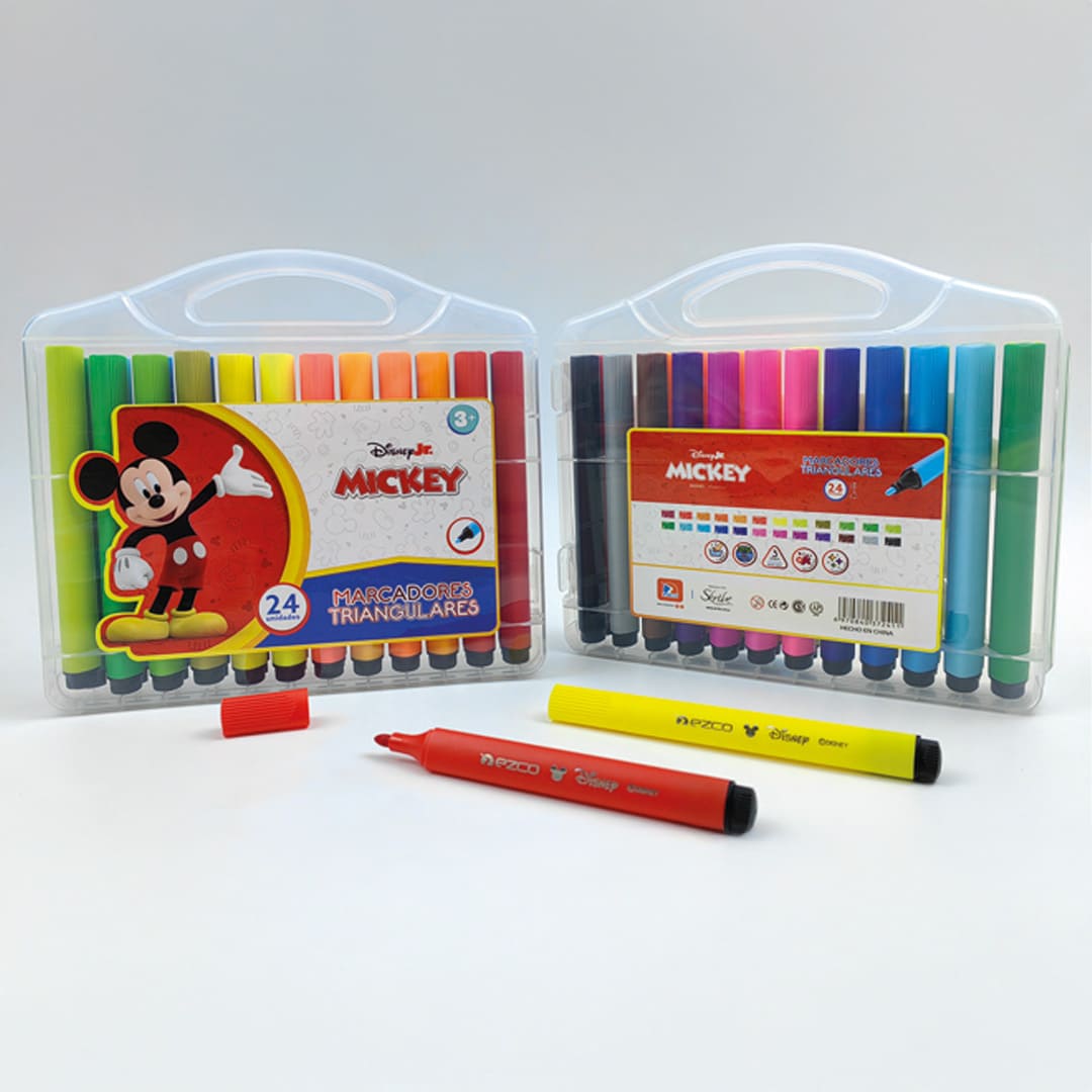 MARCADOR ESCOLAR  EZCO TRIANGULAR X24MICKEY