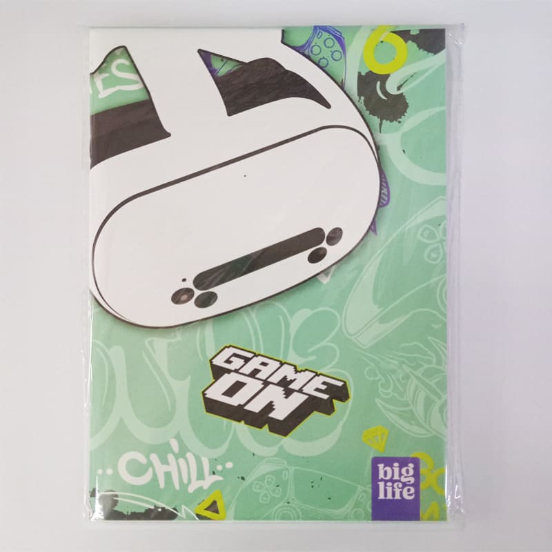  CUADERNO PPR 16X21 TAPA FLEXIBLEABROCHADO GAMER 2