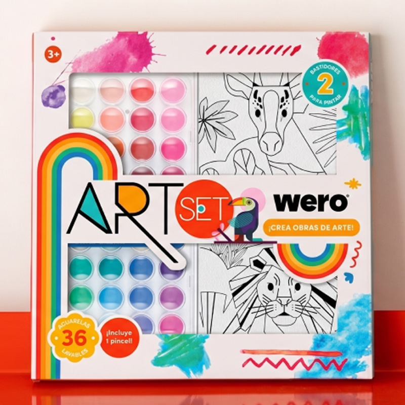  SET ARTE WERO 36 ACUARELAS