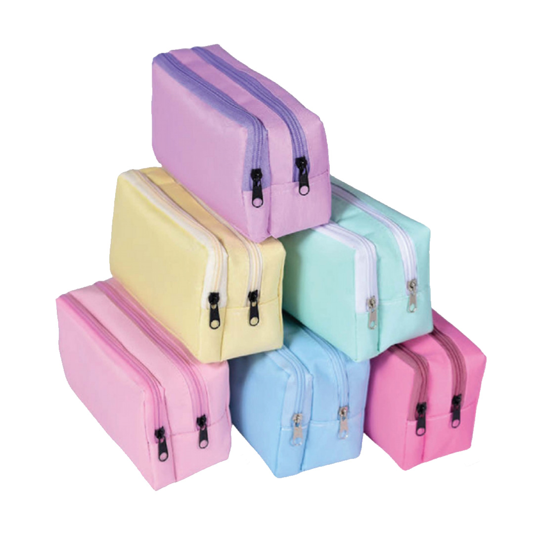  CANOPLA ALGAMA TUBO 2 CIERRES BLISTER X4  PASTEL