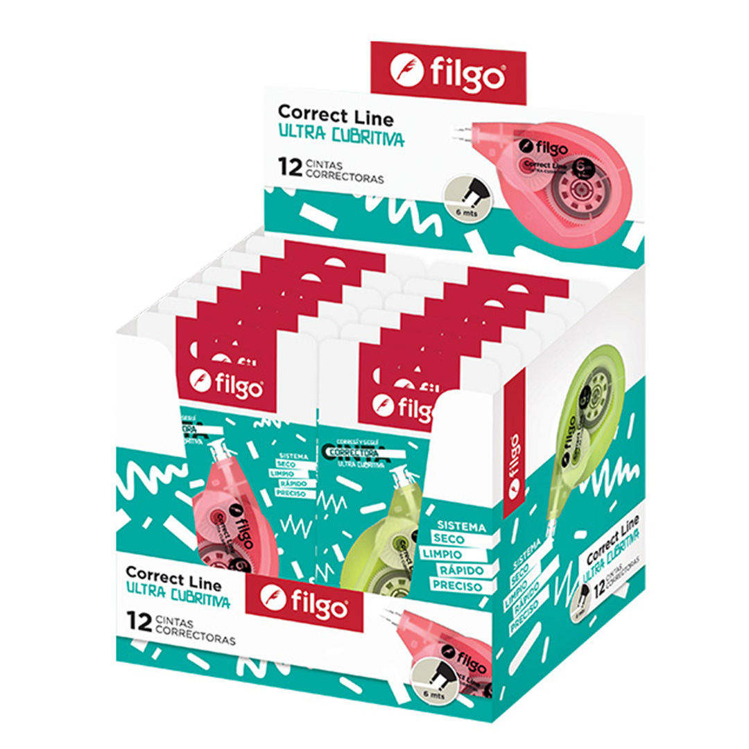  CINTA CORRECTORA FILGO 6MT X12 506