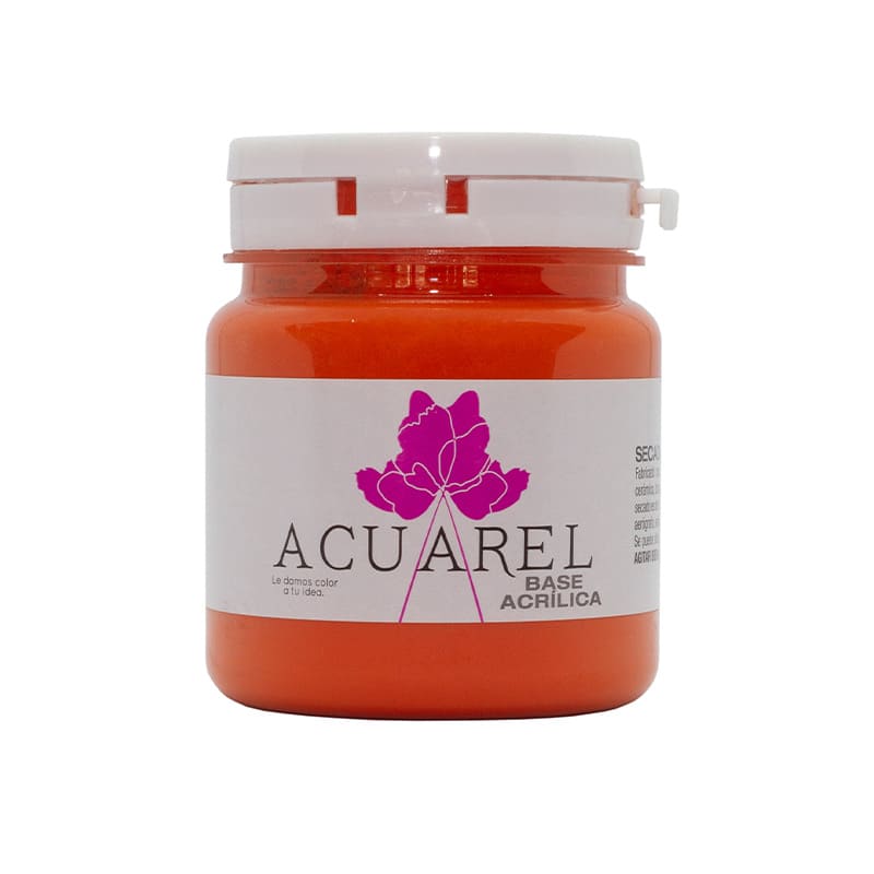  BASE ACRILICA ACUAREL 200CC NARANJA