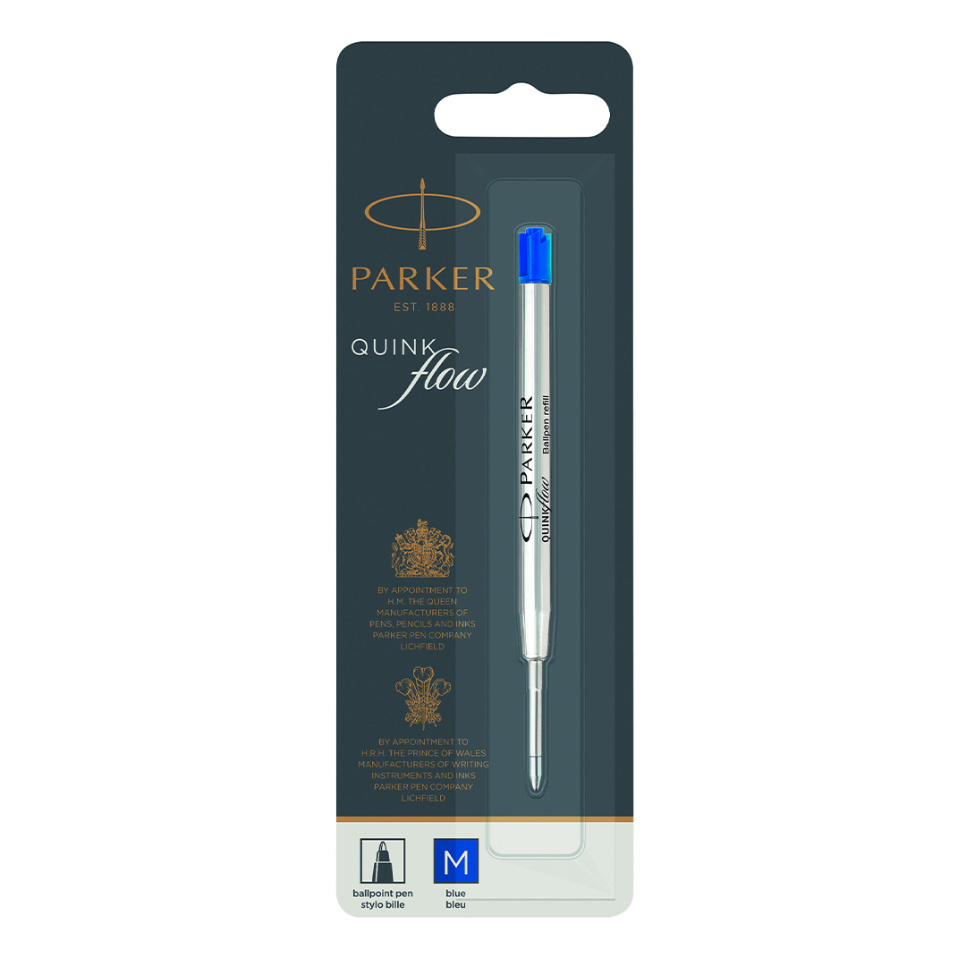  REPUESTO PARKER BOLIGRAFO QUINK AZUL  PUNTA MEDIA BLISTER X1