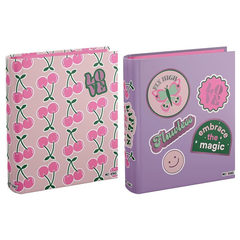  CARPETA A4 2X40 MOOVING PINK