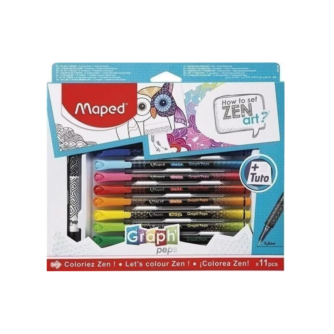  MICROFIBRA MAPED SET ESCRITURA ZEN ART;
MANDALAS