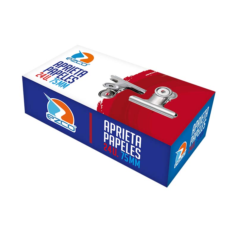  APRIETA PAPELES EZCO 75MM CAJA X24