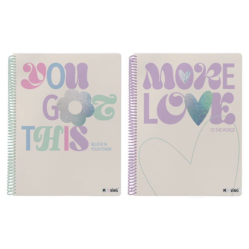  CUADERNO MOOVING COOL  29.7 TAPA SEMIRIGIDA 80H RAYADO
