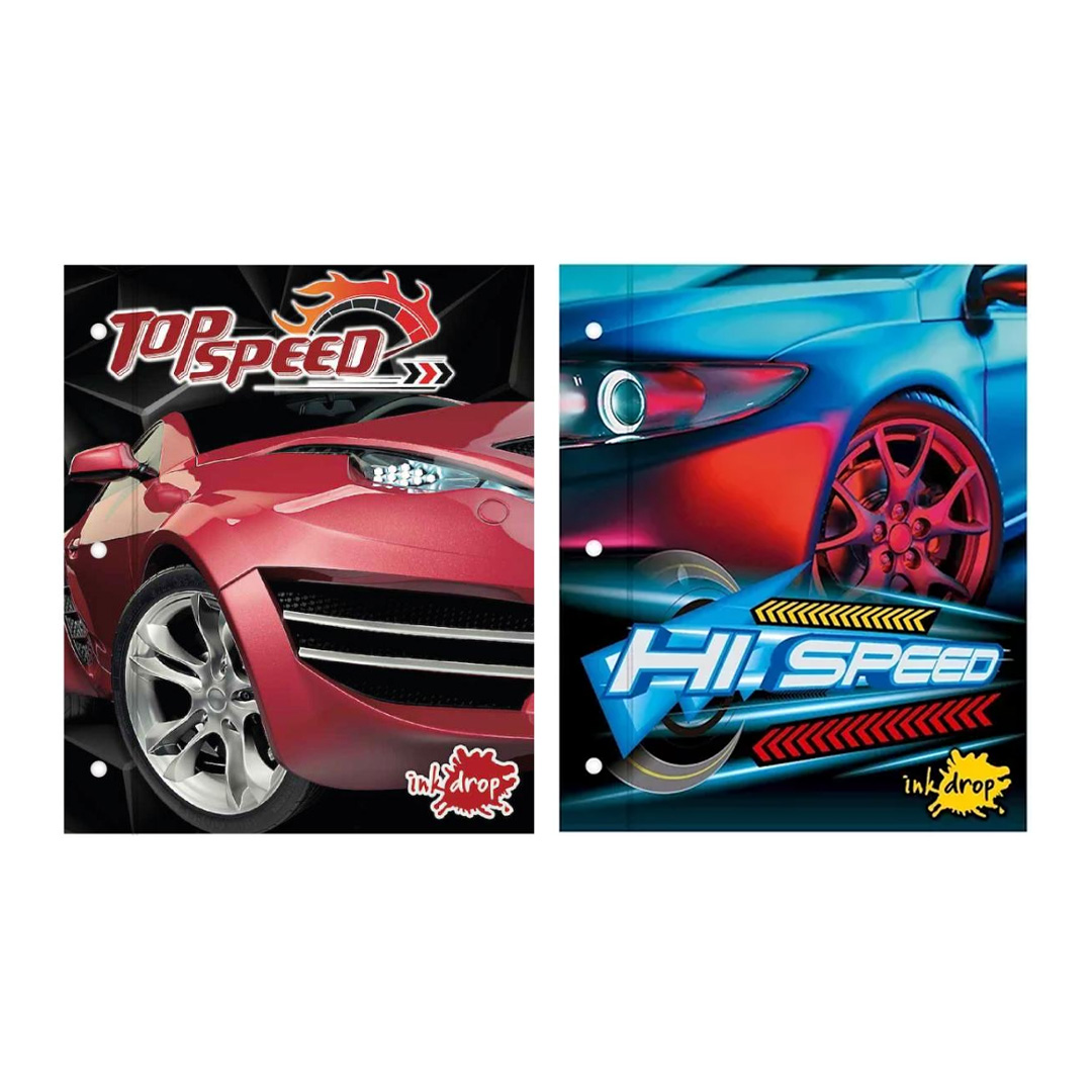  CARPETA ESCOLAR TAPA N3 INKDROP CARS