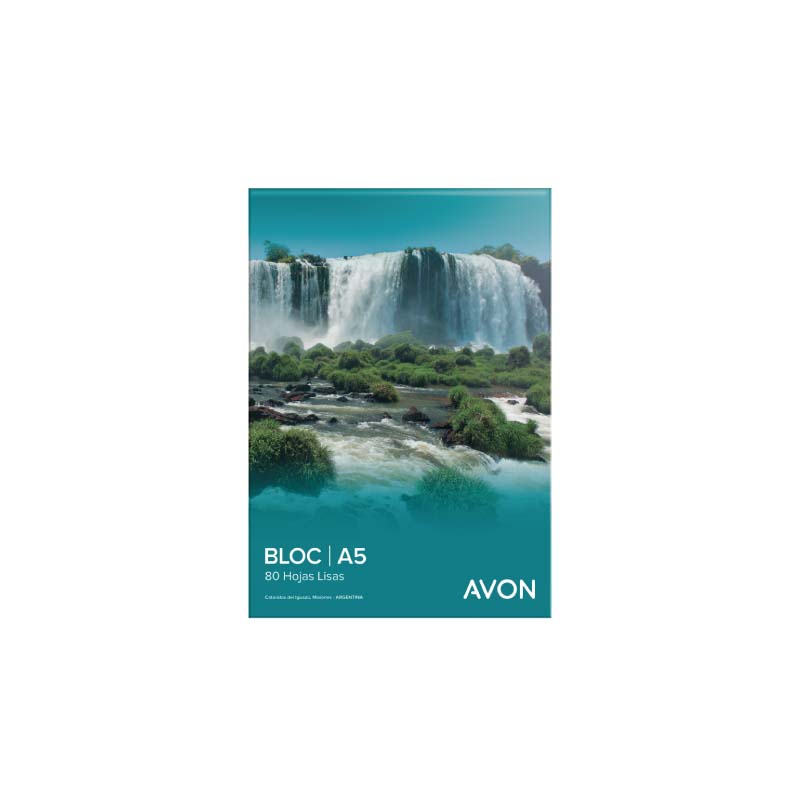  BLOCK A5 AVON EMBLOCADO 80 HOJAS LISO
