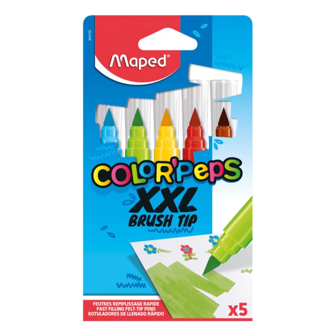  MARCADOR PUNTA PINCEL MAPED JUMBO BRUSH X5