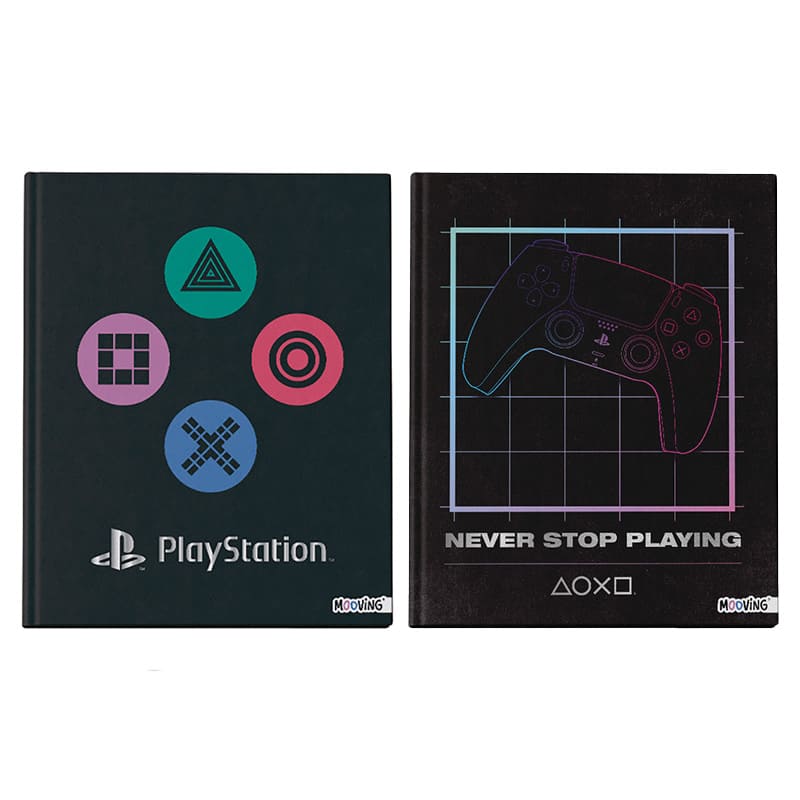  CUADERNO MOOVING 19X24 TAPA DURA COSIDO;
48H PLAYSTATION