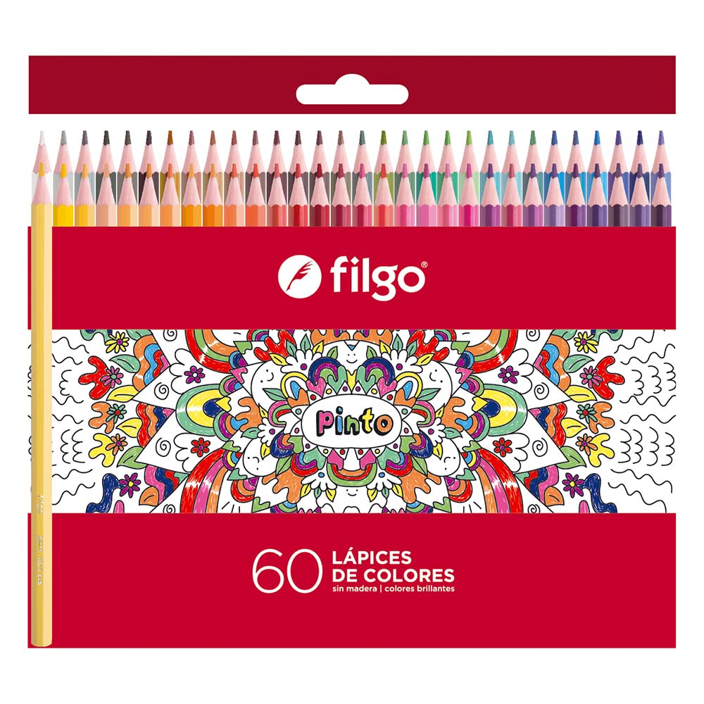  LAPIZ COLOR FILGO PINTO LARGO X60