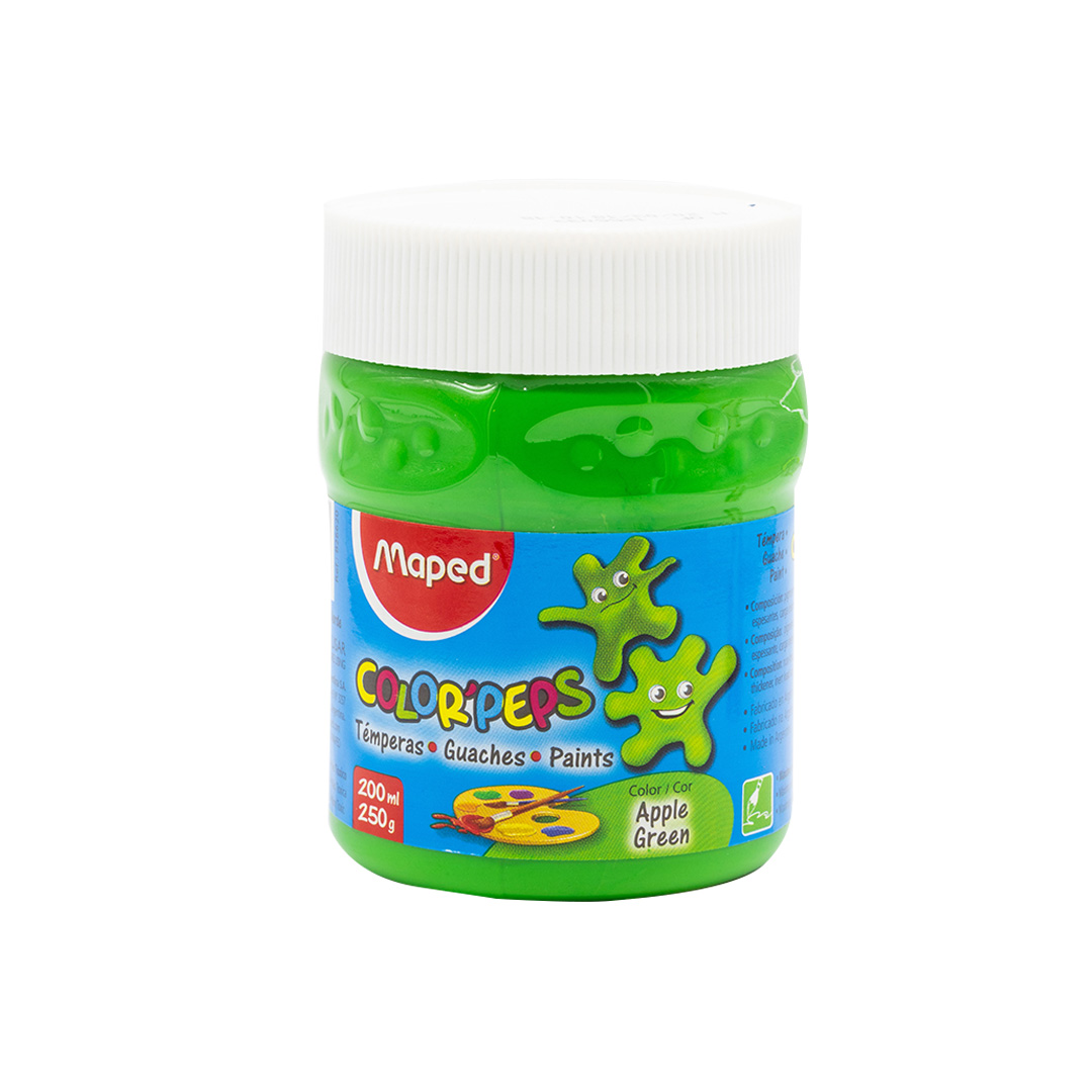  TEMPERA MAPED POTE 250G VERDE MANZANA