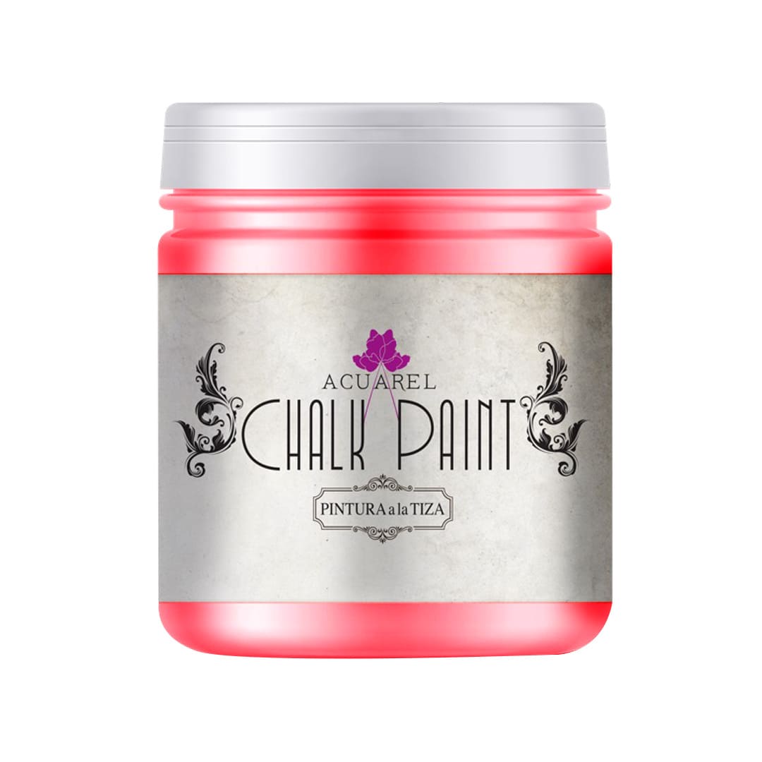 PINTURA A LA TIZA ACUAREL POTE 200  GRAMOS FLAMENCO