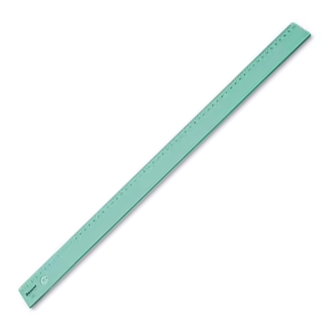  REGLA 60CM DOZENT VERDE TRANSPARENTE