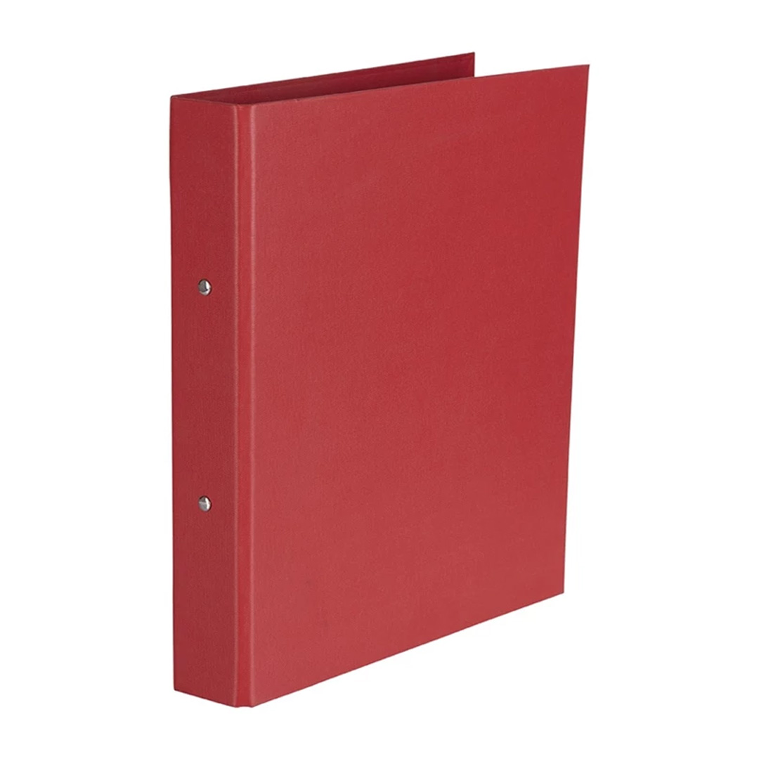  CARPETA A4 2X40 EZCO FORRADA PVC ROJA