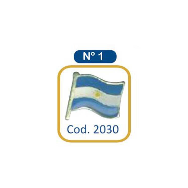  PIN ARGENTINA NUEVO MILENIO X10 BANDERA