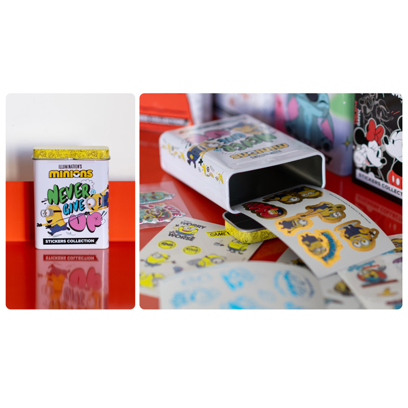 STICKERS LATA WERO MINIONS 8 PLANCHASPACK X10