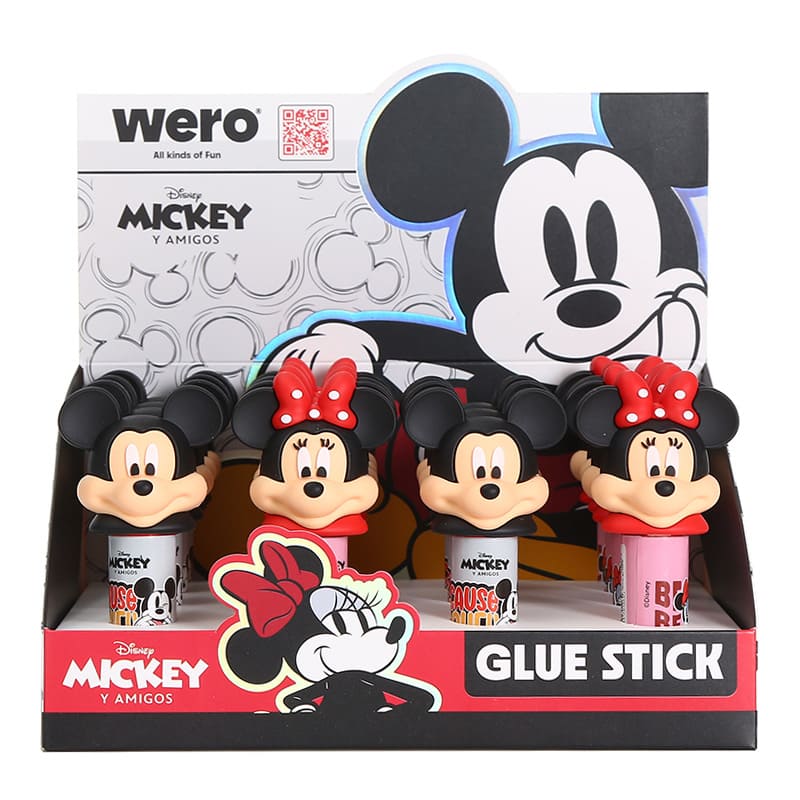  ADHESIVO BARRA 9GR WERO DISPLAY X16MICKEY