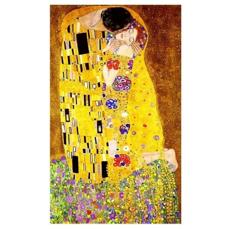  DIAMOND PAINTING 20X30 CUADROS FAMOSOS;
EL BESO GD90313
