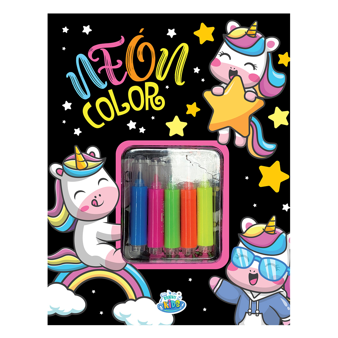  LIBRO PLOW NEON COLOR UNICORNIO
