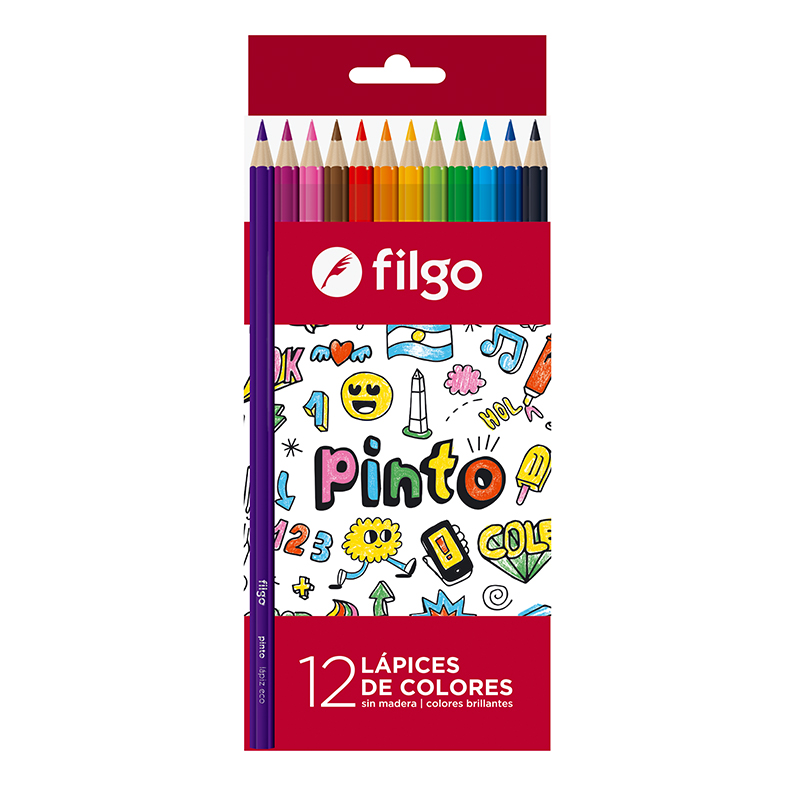  LAPIZ COLOR FILGO PINTO LARGO X12