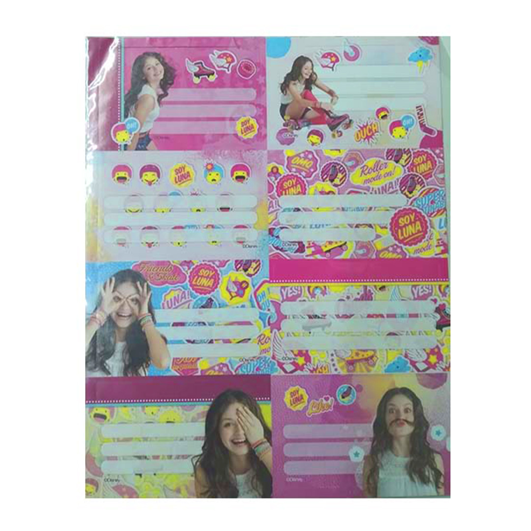  ETIQUETA ESCOLAR PPR SOY LUNA