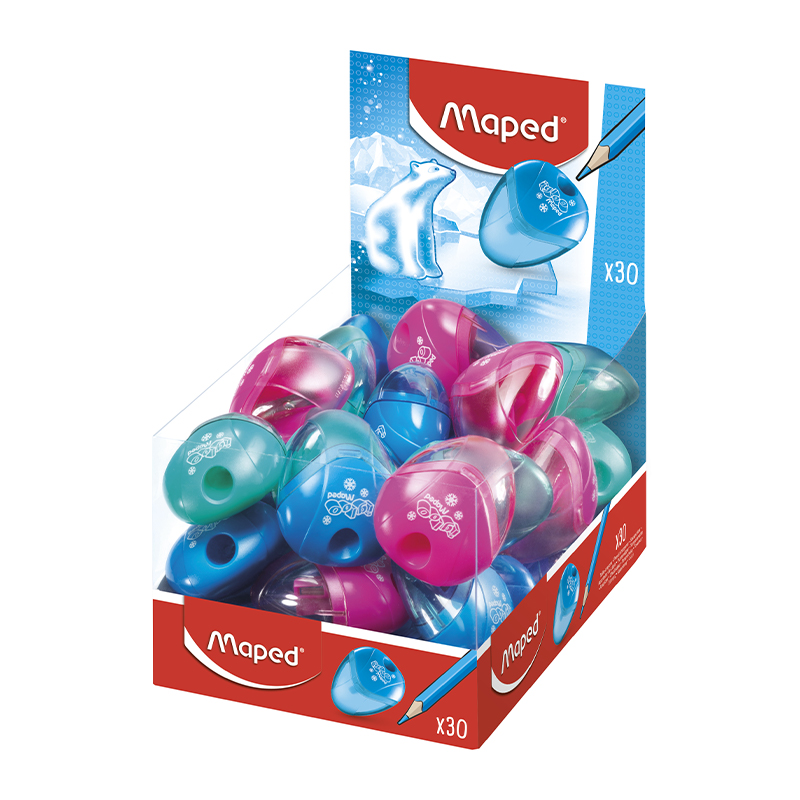  SACAPUNTAS MAPED IGLOO 1 ORIFICIO  DISPLAY X30