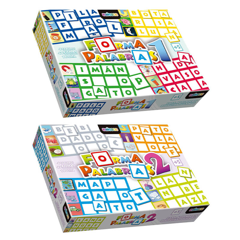  JUEGO UNIESCO FORMA PALABRAS N1 Y N2