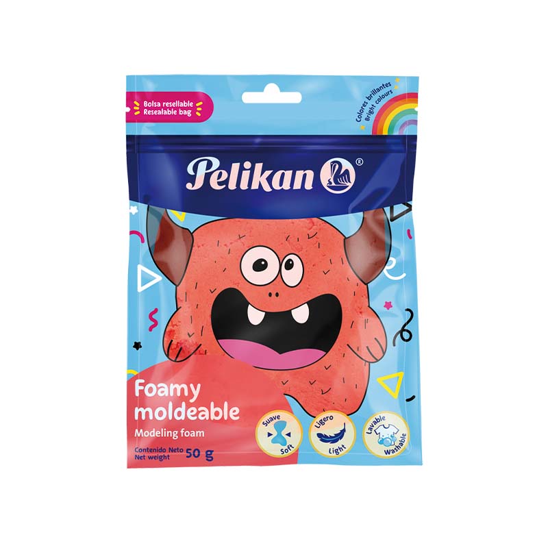  MASA MODELAR PELIKAN FOAMY 50GR NARANJA