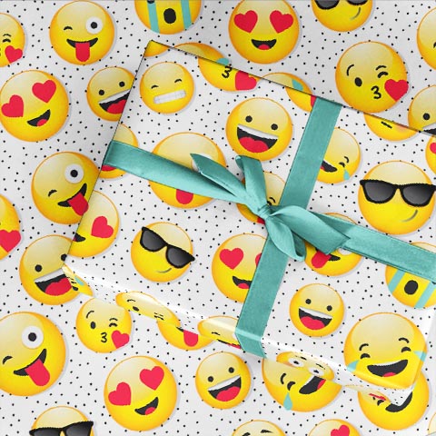  PAPEL REGALO CARPEL 70X100 EMOTICONESX20H
