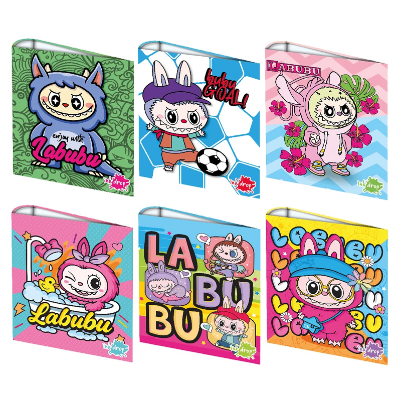  CARPETA ESCOLAR INKDROP 3X40 LABUBU I Y II SURTIDA