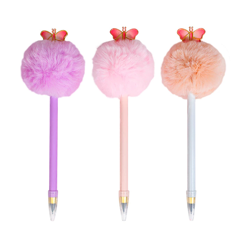  LAPIZ INFINITO MULTIPAPER POMPOM  MARIPOSA X6