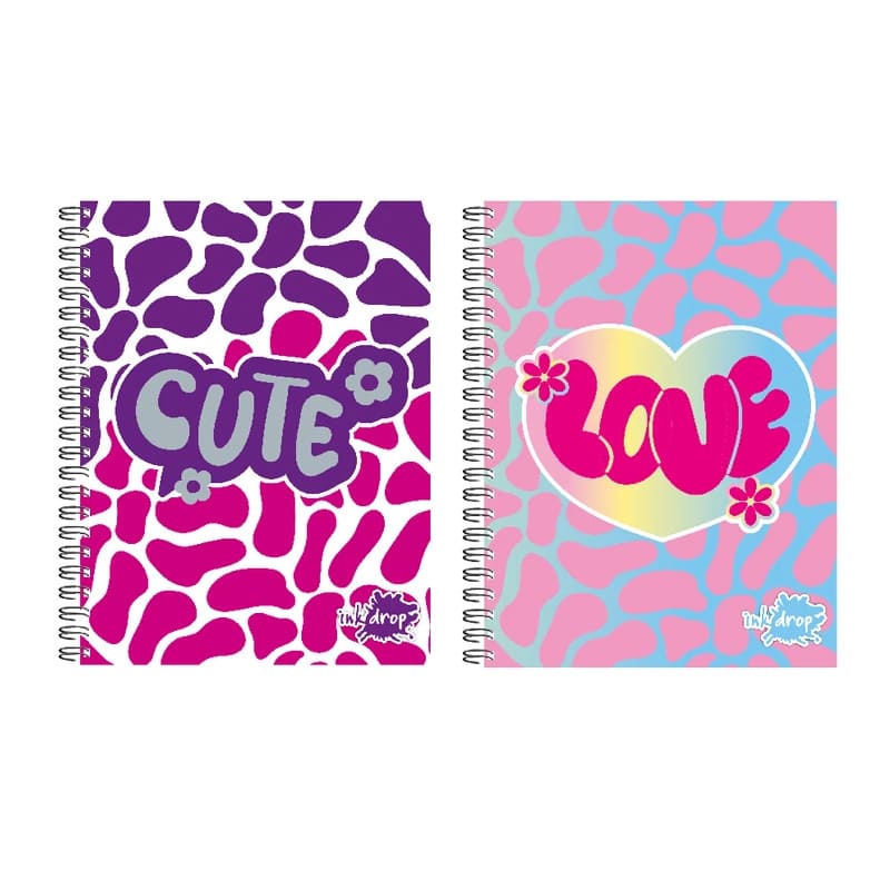  CUADERNO INKDROP A5 16X21 TAPA DURA  ESPIRAL 100H POWER