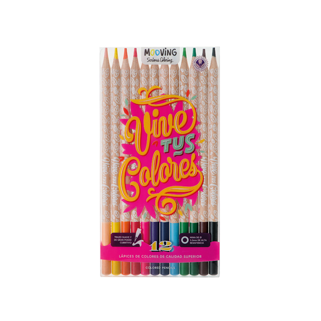  LAPIZ COLOR MOOVING LARGO X12