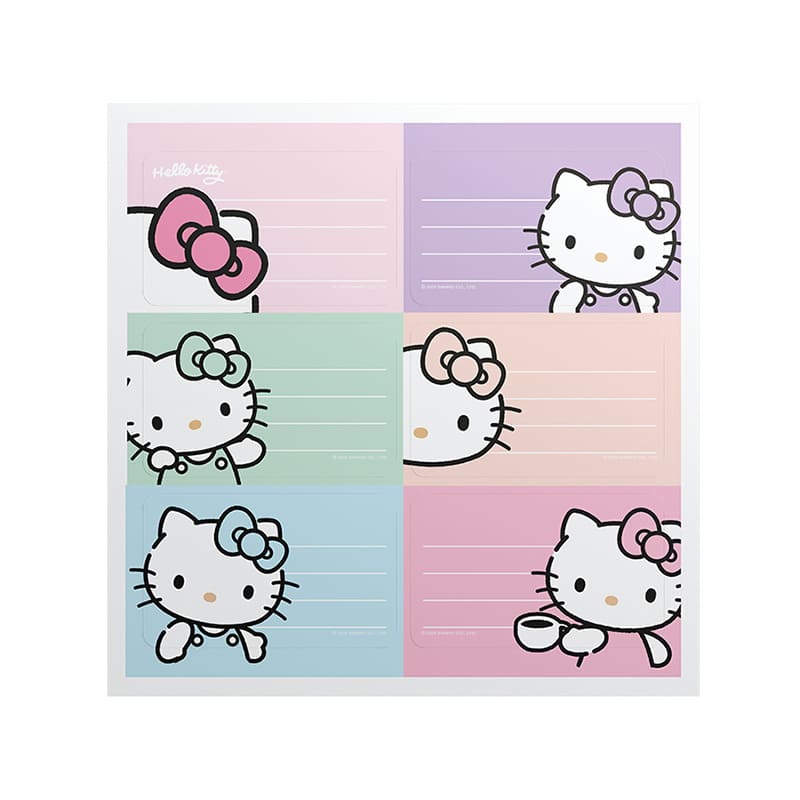  ETIQUETA MOOVING X12 HELLO KITTY
