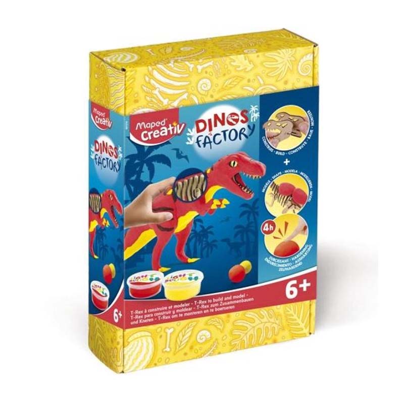  MASA MODELAR MAPED FABRICA ANIMALES  DINOSAURIO T-REX CREATIV