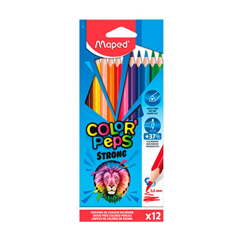  LAPIZ COLOR MAPED STRONG X12