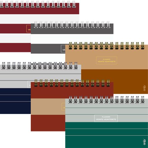  AGENDA ONIX 9X16 POCKET ESPIRAL SEMANA A  LA VISTA PLANNER