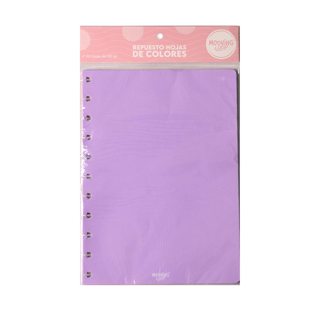  REPUESTO CUADERNO MOOVING LOOP CARTA  COLOR X 30 HOJAS