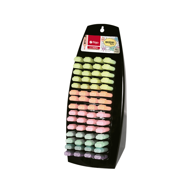  RESALTADOR CHATO FILGO X60 PASTEL  DISPLAY