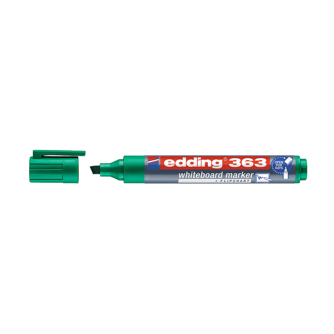  MARCADOR PIZARRA EDDING RECARGABLE PUNTA  BISELADA E-363 VERDE