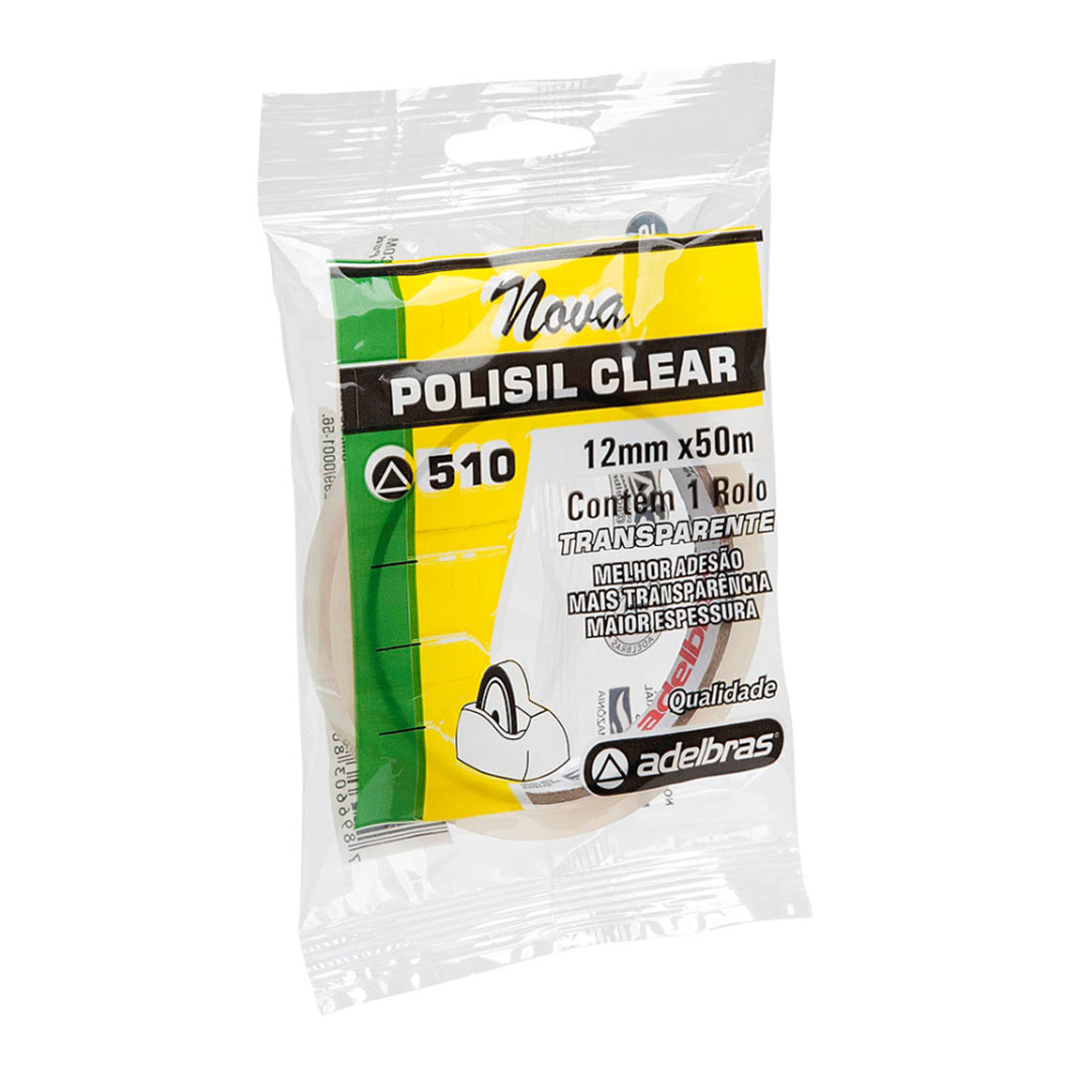  CINTA ADHESIVA ADELBRAS 12X50  TRANSPARENTE FLOWPACK