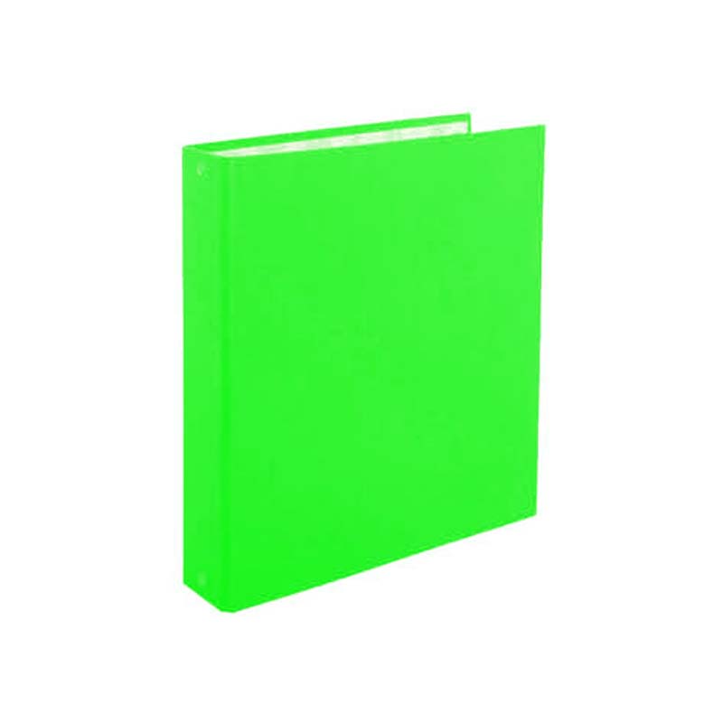  CARPETA ESCOLAR AVIOS 3X40 PVC VERDE  MANZANA