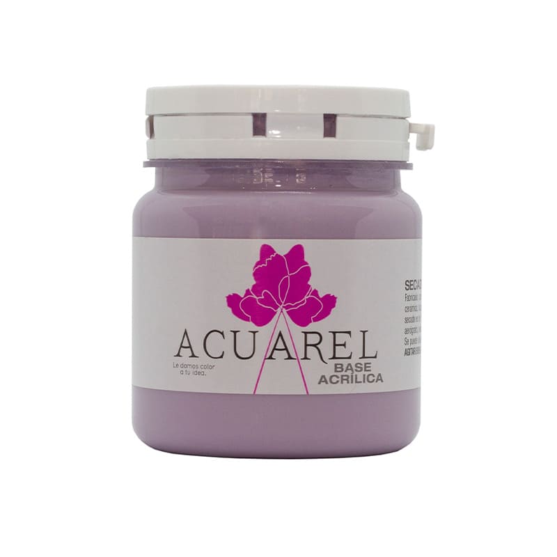  BASE ACRILICA ACUAREL 200CC UNIFORME  LILA
