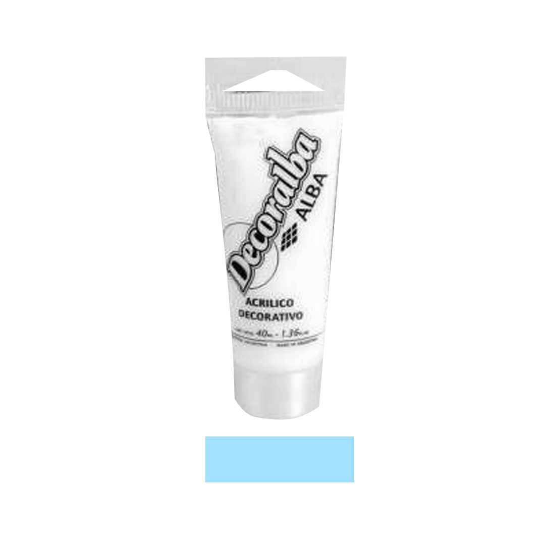  ACRILICO DECORATIVO ALBA 40ML CELESTELAGO