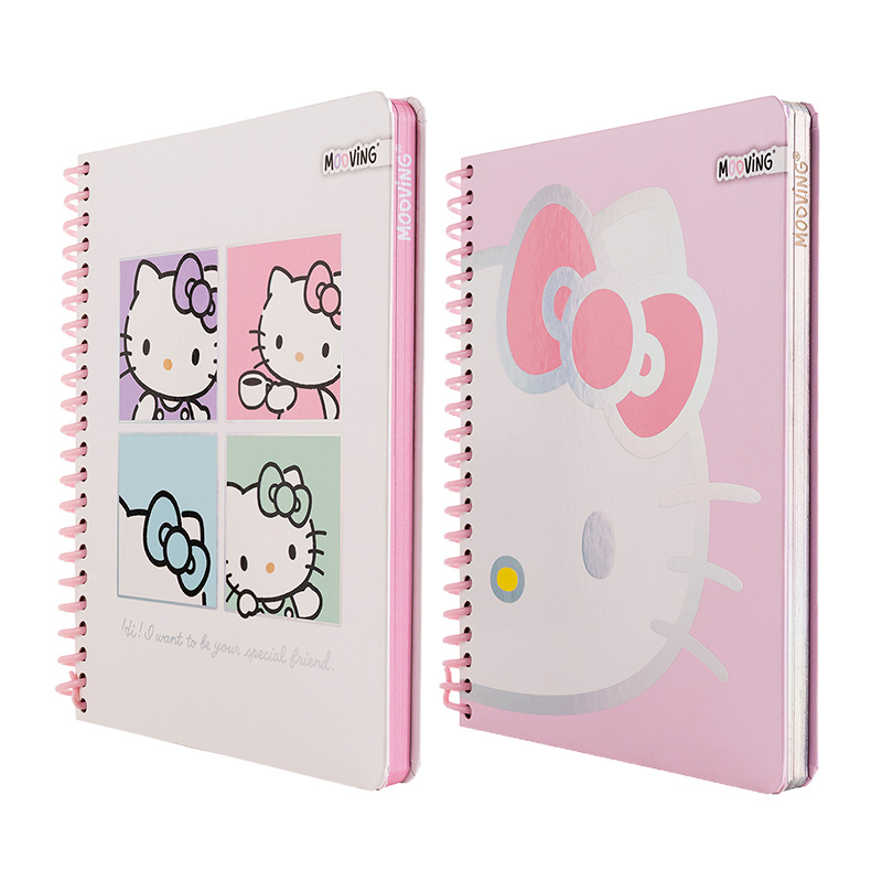  CUADERNO MOOVING PREMIUM 1/2 OFICIO;
HELLO KITTY