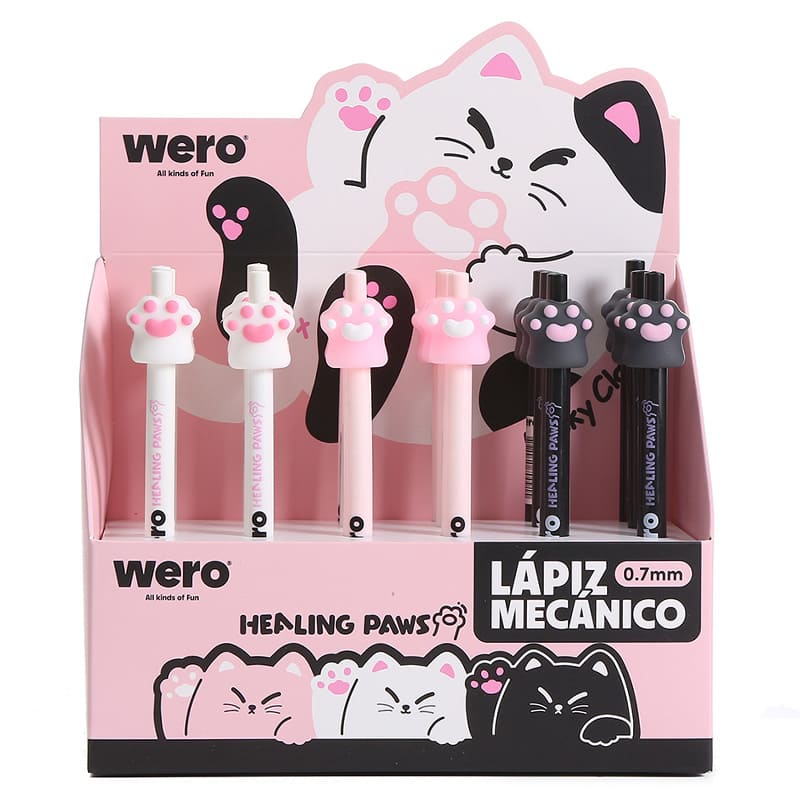  LAPIZ MECANICO WERO DISPLAY X18 PAWS