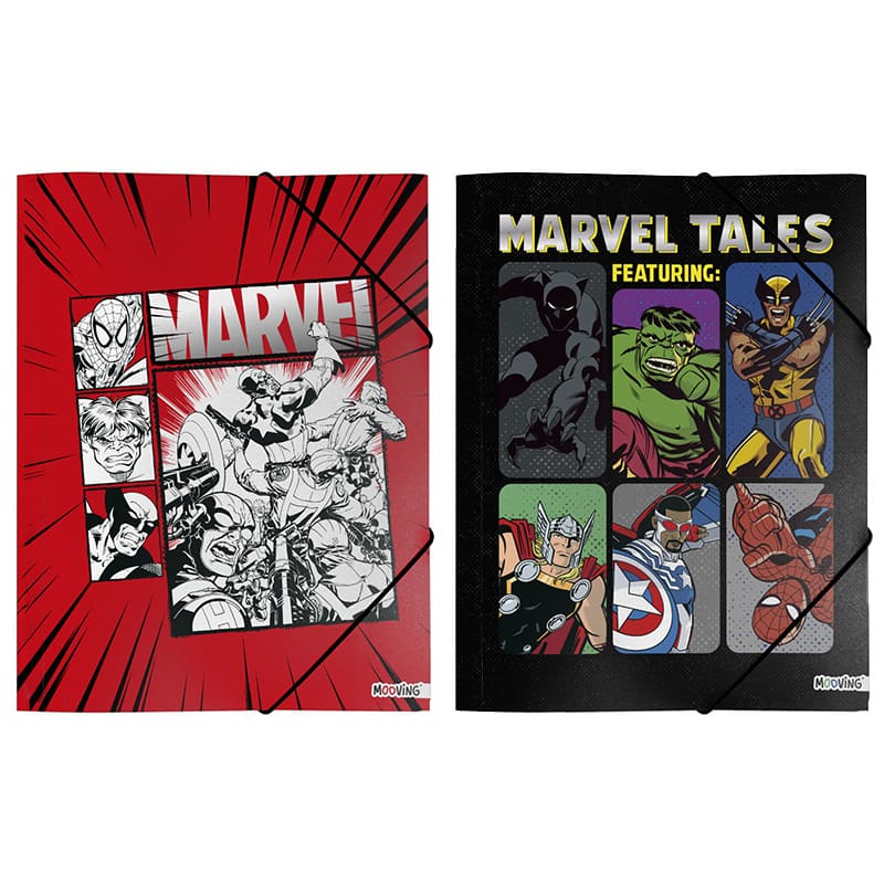  CARPETA 3 SOLAPAS OFICIO MOOVING MARVEL